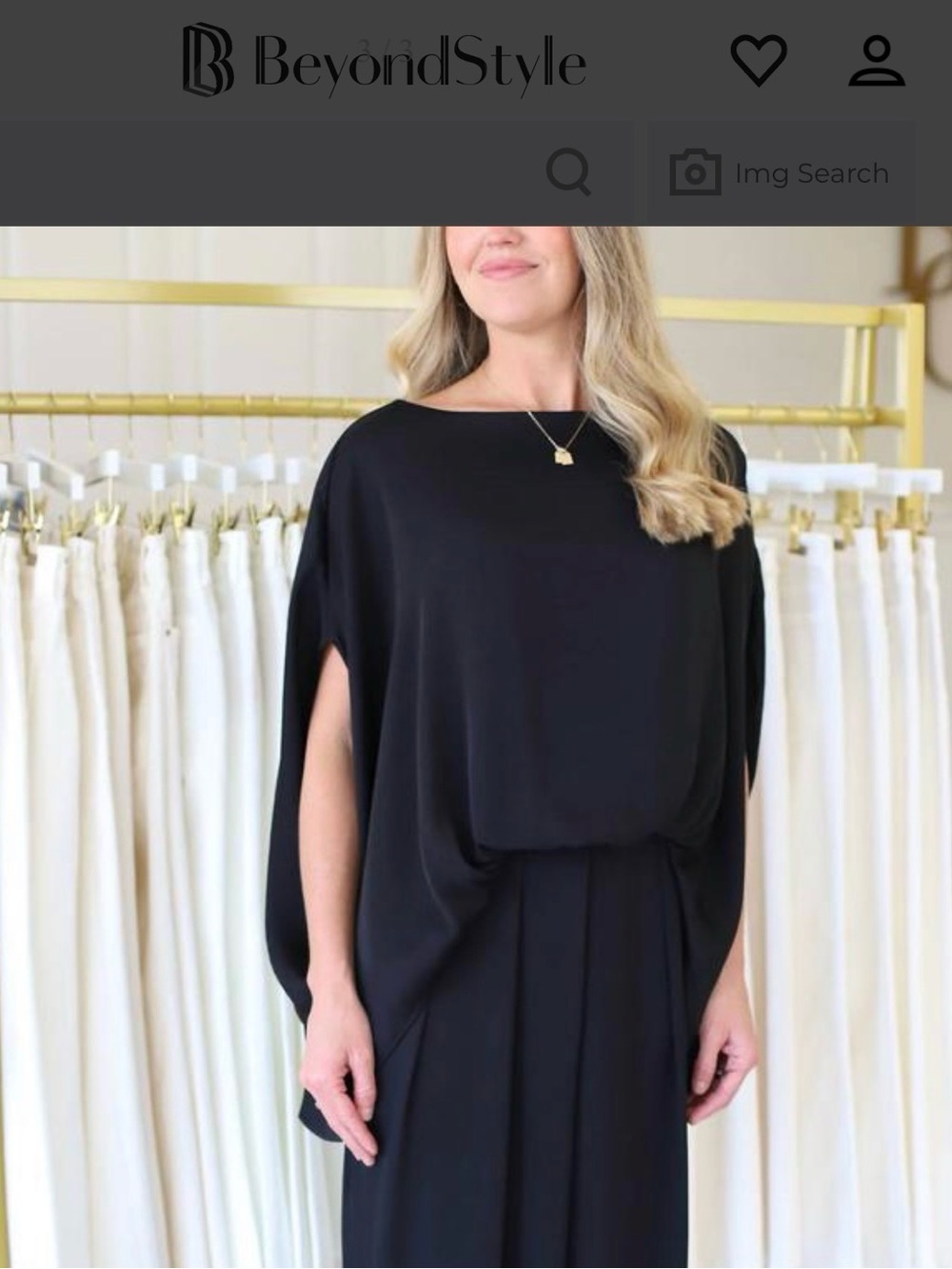 Kld. Signature Women's Kld. Signature - Boat Neck Caftan Blouse brand new